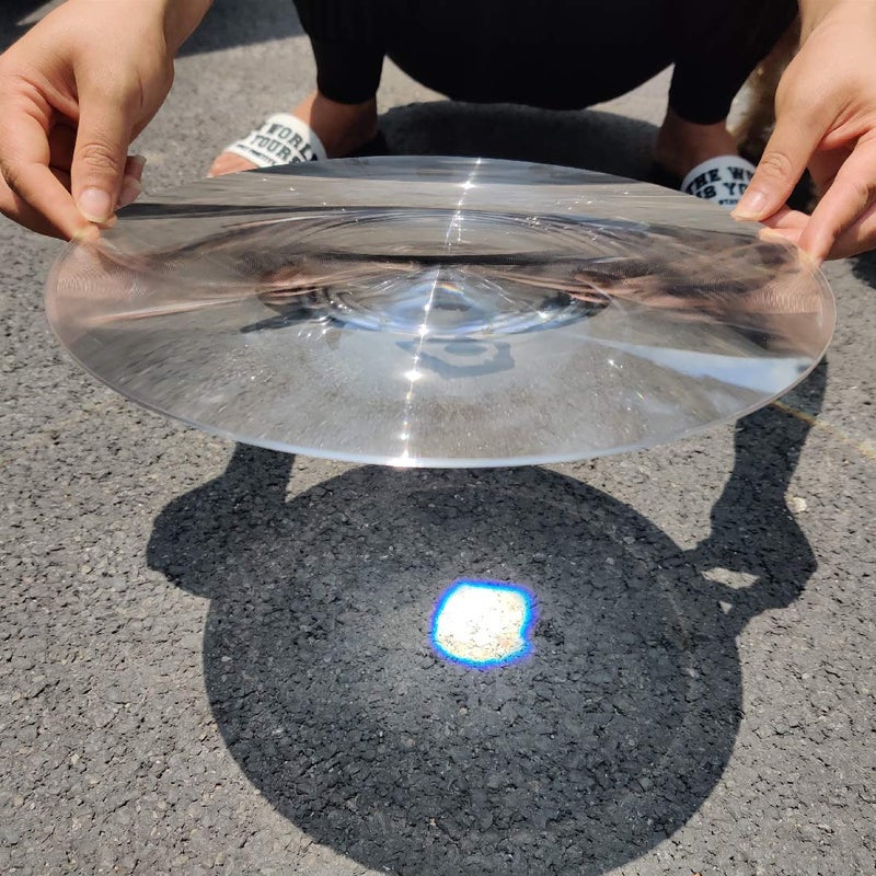 Six Seasons 2-Pack Large Fresnel Lenses Î¦300mm(11.81"), Focal Length 200mm, Acrylic Magnifier for Solar Heating, Solar Cooking, Visual Education. (Focal Length 200mm) - Image 3
